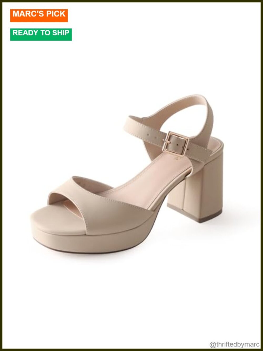Women's Platform Chunky Heeled Sandals Open Toe Ankle Strappy Wedding Party